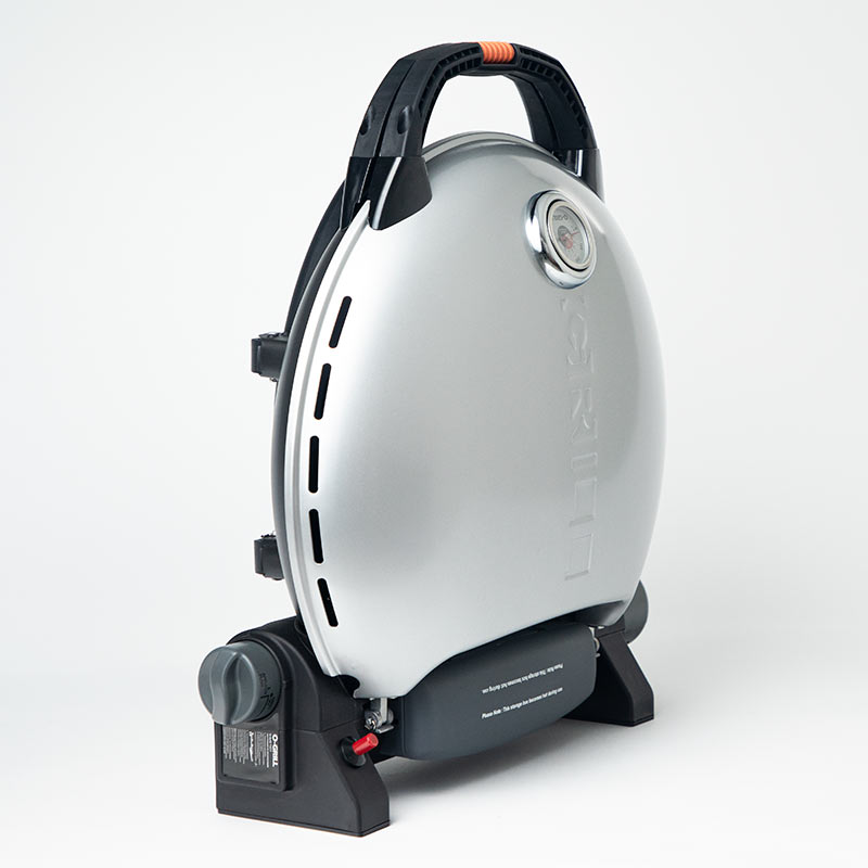 Газовый гриль O-GRILL 700T bicolor black-silver + адаптер А