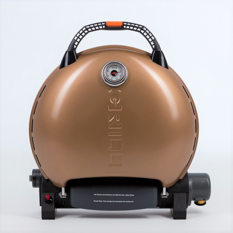 Газовый гриль O-GRILL 700T bicolor black-gold + адаптер А