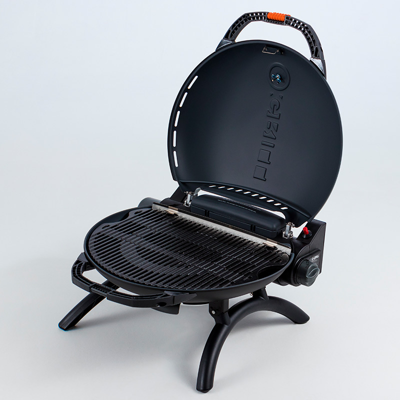 Газовый гриль O-GRILL 700T bicolor black-silver + адаптер А