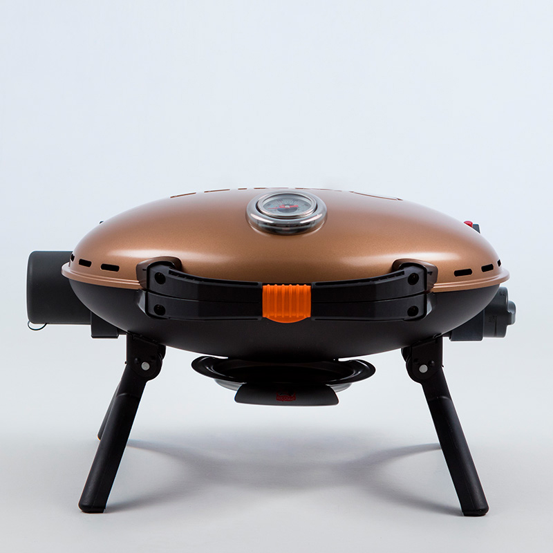 Газовый гриль O-GRILL 500MТ bicolor black-gold + адаптер А