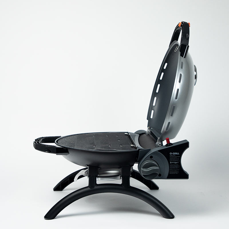 Газовый гриль O-GRILL 500MТ bicolor black-silver + адаптер А