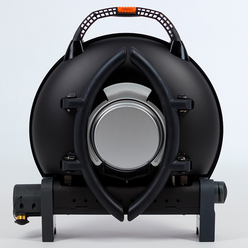 Газовый гриль O-GRILL 900MT bicolor black-silver + адаптер А