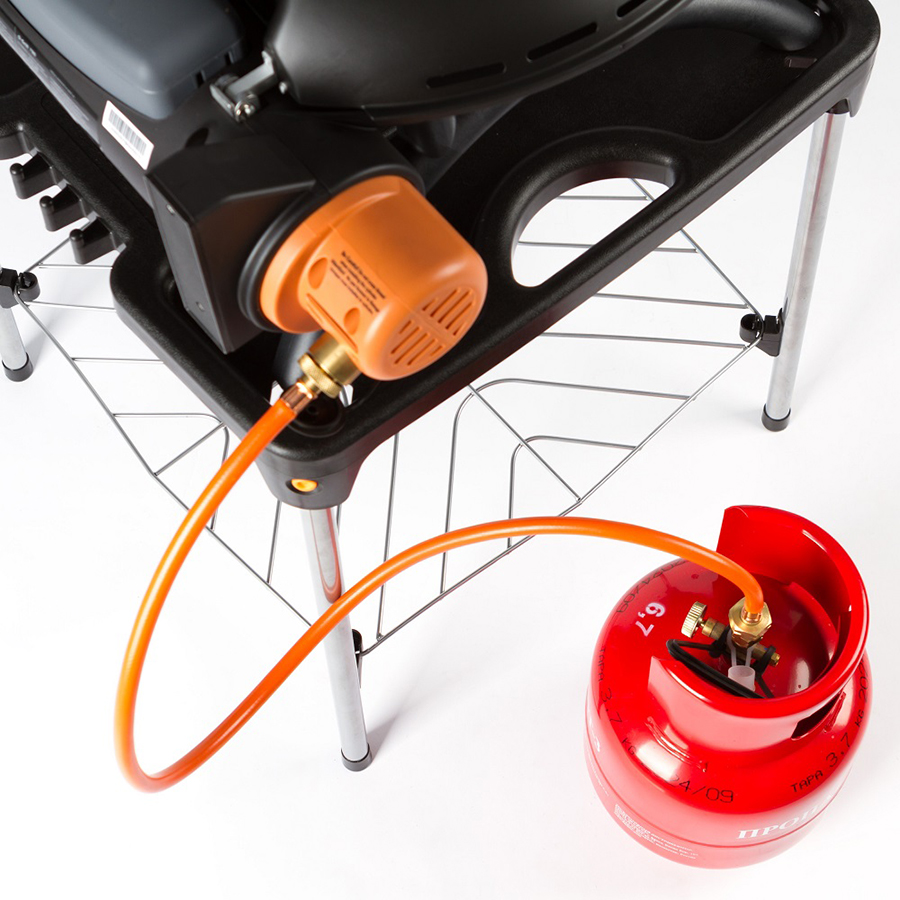 Газовый гриль O-GRILL 500MТ bicolor black-silver + адаптер А