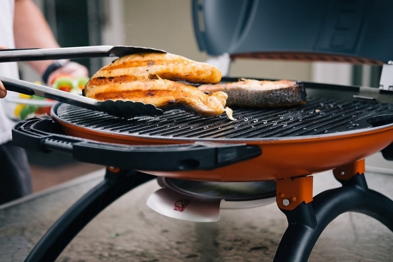 Газовый гриль O-GRILL 800T blue + адаптер А