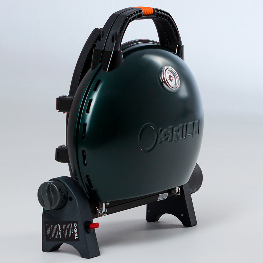 Газовый гриль O-GRILL 500MТ bicolor black-green + адаптер А