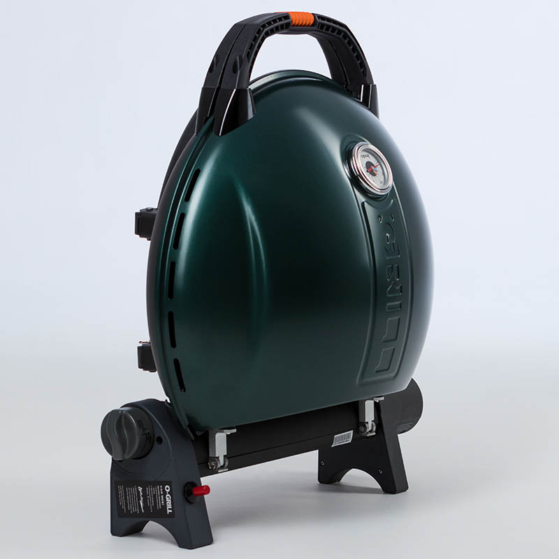 Газовый гриль O-GRILL 900MT bicolor black-green + адаптер А