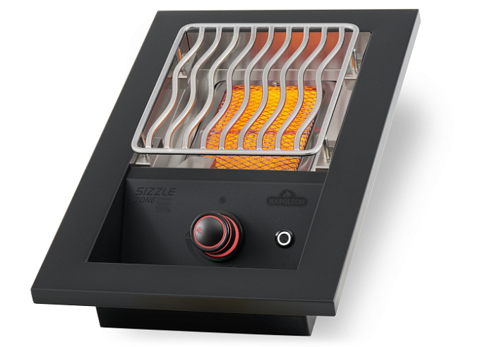 Встраиваемая газовая горелка Одинарная ИК горелка Sizzle Zone