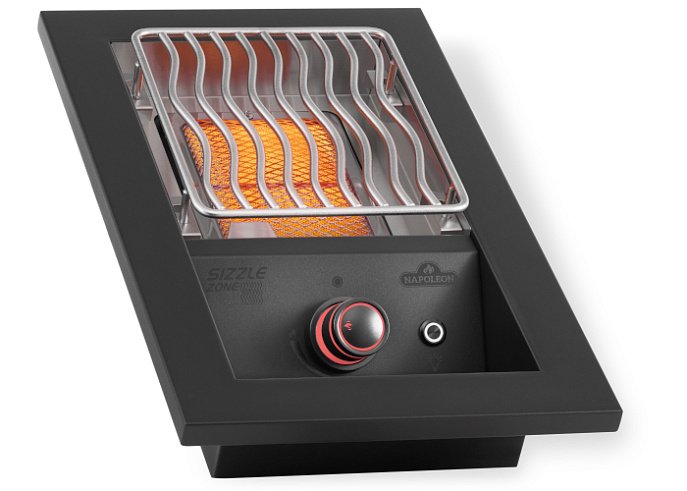 Встраиваемая газовая горелка Одинарная ИК горелка Sizzle Zone