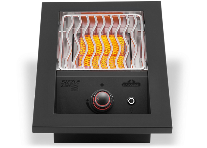 Встраиваемая газовая горелка Одинарная ИК горелка Sizzle Zone