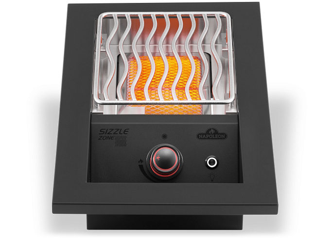 Встраиваемая газовая горелка Одинарная ИК горелка Sizzle Zone