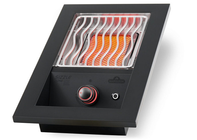Встраиваемая газовая горелка Одинарная ИК горелка Sizzle Zone